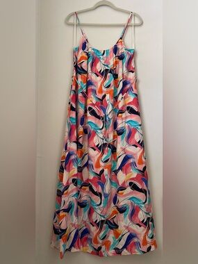 Sam Edelman Cream and Multicolor Dress.